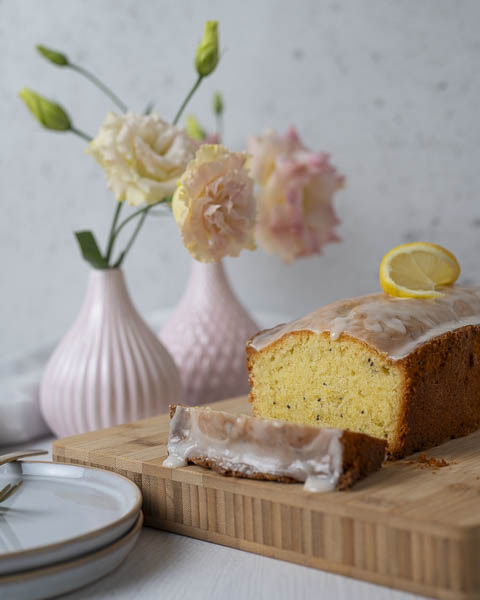 Citroencake Aangesneden