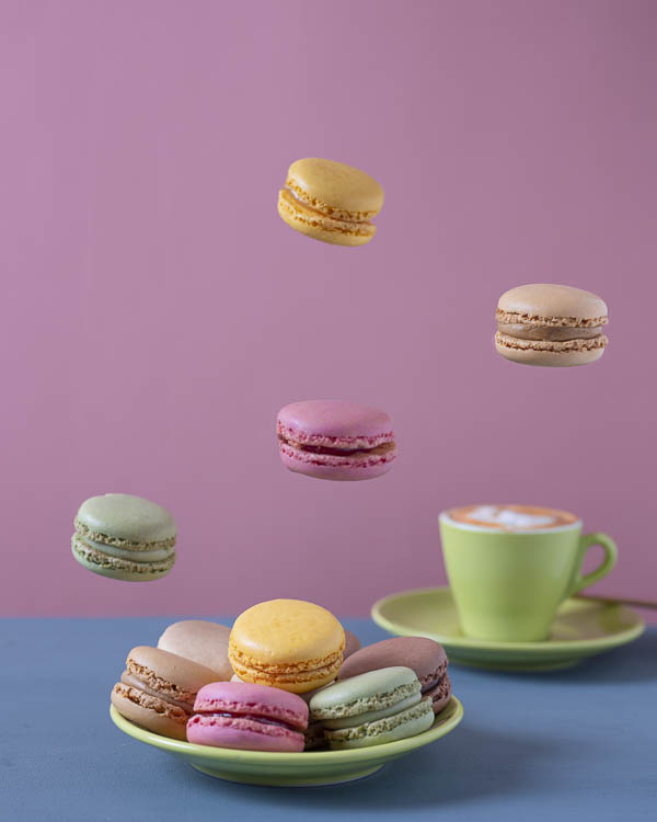 Vliegende Macarons
